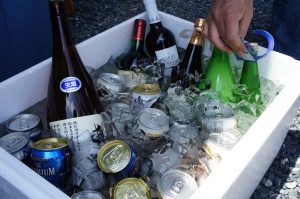 飲み物をキンキンに冷やして