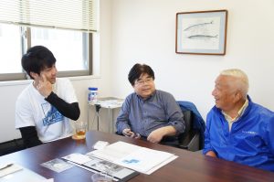 ワイケイ水産さん、親子三世代