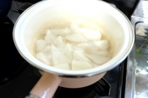 大根の下茹で